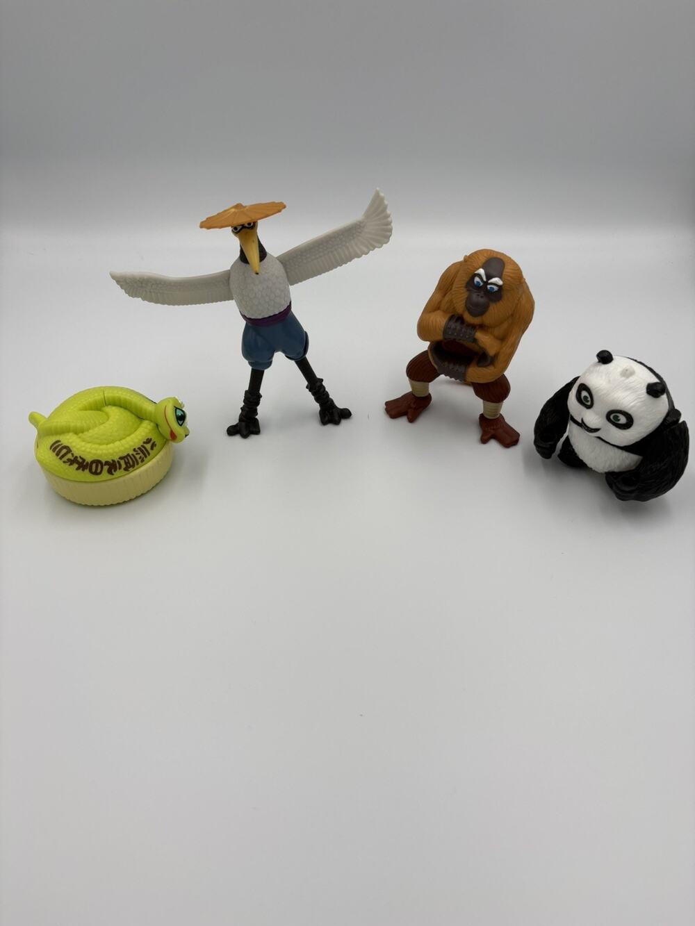 Lot Of 4 2011 McDonald's Happy Meal Toys Kung Fu Panda